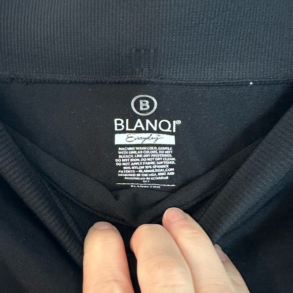 NWT BLANQI EVERYDAY Maternity Belly Support Leggings in Black Sz L - Picture 11 of 11